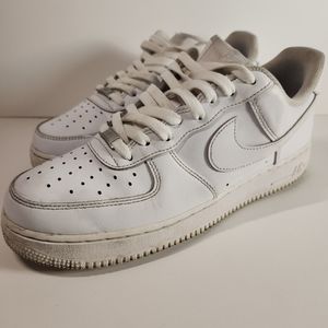 Nike Air Force 1 AF1 Low '07 Triple White CW2288-111 Men's Size 10